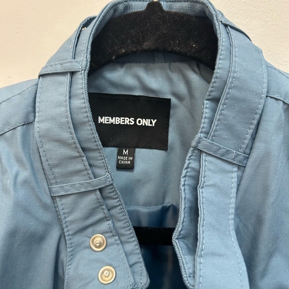 Members Only Classic Iconic Racer Oversized Jacket - Picture 3 of 4